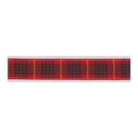 10mm berisford woven tartan ribbon 11 cameron