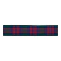 10mm Berisford Woven Tartan Ribbon 12 Lindsay