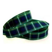 10mm berisford woven tartan ribbon 2 campbell