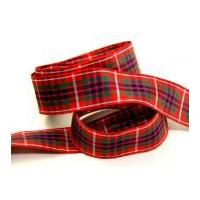 10mm berisford woven tartan ribbon 3 frazer