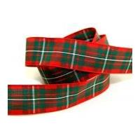 10mm Berisford Woven Tartan Ribbon 4 Macgregor