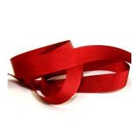 10mm Berisford Grosgrain Ribbon 9341 Cardinal