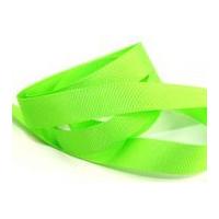 10mm Berisford Grosgrain Ribbon 9813 Spring Green