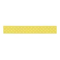 10mm berisford micro dot print ribbon 5 lemon