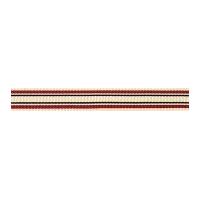 10mm berisford deckchair stripe ribbon 1 red