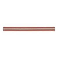 10mm Berisford Deckchair Stripe Ribbon 1 Red