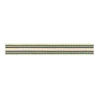 10mm Berisford Deckchair Stripe Ribbon 2 Green