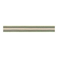 10mm berisford deckchair stripe ribbon 2 green