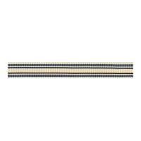 10mm Berisford Deckchair Stripe Ribbon 4 Blue