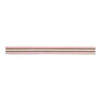 10mm Berisford Deckchair Stripe Ribbon 5 Pink