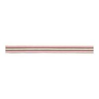 10mm berisford deckchair stripe ribbon 5 pink