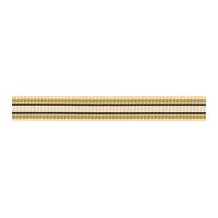 10mm berisford deckchair stripe ribbon 6 gold