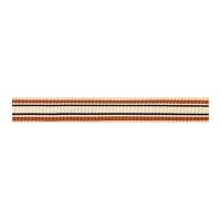 10mm berisford deckchair stripe ribbon 8 copper