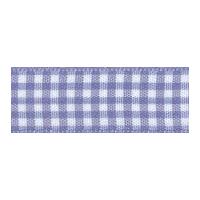 10mm Berisford Gingham Ribbon 910 Orchid