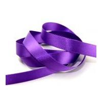 10mm Berisford Double Faced Satin Ribbon 19 Purple