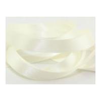 10mm Berisford Double Faced Satin Ribbon 419 Bridal White