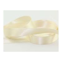 10mm Berisford Double Faced Satin Ribbon 9790 Pearl