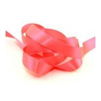 10mm berisford double faced satin ribbon 6845 fluorescent pink