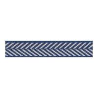 10mm berisford herringbone woven ribbon royal