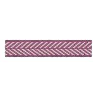 10mm Berisford Herringbone Woven Ribbon Helio