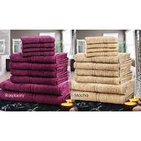10pc Egyptian Cotton Towel Bale - 11 Colours