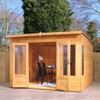 10X8 Shiplap Timber Summerhouse with Assembly Service