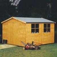 10X8 Bison Shiplap Timber Shed with Assembly Service