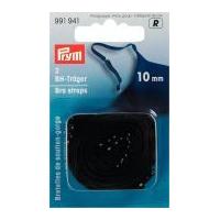 10mm Prym Replacement Bra Straps Black