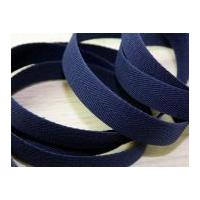 10mm prym extra strong cotton tape navy blue