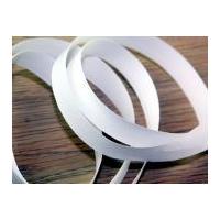 10mm prym plain cotton tape white