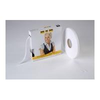 10mm vilene iron on stabilising seam tape white