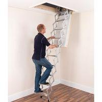 10 tread concertina loft ladders