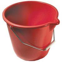 10 litre bucket red pack of 4