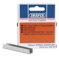10mm Box Of 1000 Draper Staples