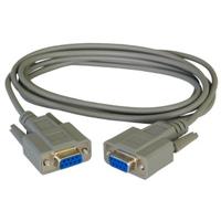 10m Null Modem Cable D9 Female to D9 Female