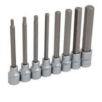 100mm 3/8 Sd 8 Pieces Hex Socket Bit