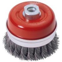 100mm twist knot cup brush m14