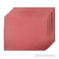 10pk 180 grit aluminium oxide hand sheets