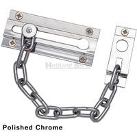 100mm Door Chain Satin Chrome
