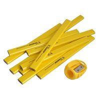 10 Pack Pencils & Sharpener