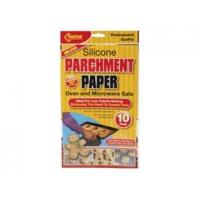 10 sheet pk silicone parchment paper 15 x12 ptd opp bag