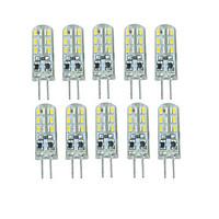 10PCS G4 24Led Smd 3014 DC12 v 350Lm Warm White Cold White Double Pin Waterproof Lamp White