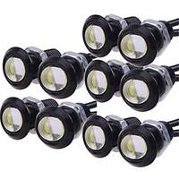 10pcs 18mm 9w white red blue yellow led eagle eye light daytime runnin ...