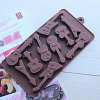 10 hole guitar shape cake ice jelly chocolate molds silicone 1514515 c ...