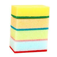 10pcs Random Color Cleaning Sponge Cloth