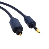 100cm Toshiba Digital Optical Audio Toslink to 3.5mm Mini Toslink Cable Gold connector