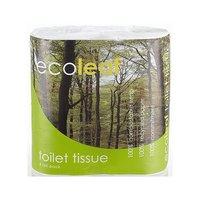 100% Recycled Toilet Paper - 4 Rolls