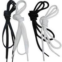 100cm Black Flat Trainer Laces