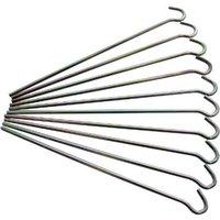 10pc Metal Garden Pegs