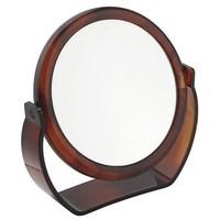 10x Magnification Imitation Tortoise Shell Acrylic Vanity Mirror